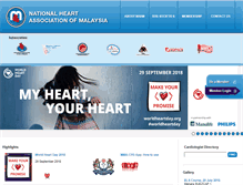 Tablet Screenshot of malaysianheart.org